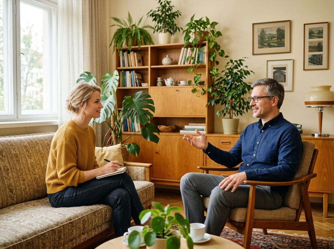 Scena obrazujaca UNIKALNA TECHNIKE ericksonowska - Milton Erickson